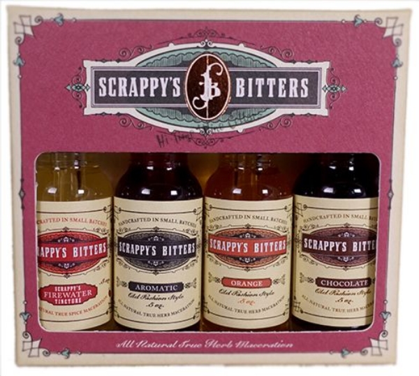 Scrappy’s Bitters – The Essentials mini set 4pk Bitters .05