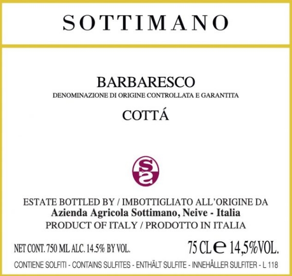 2021 Sottimano – Barbaresco DOCG Cotta