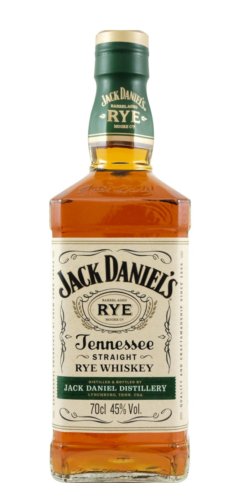 Jack Daniels Tennessee Straight Rye Whiskey