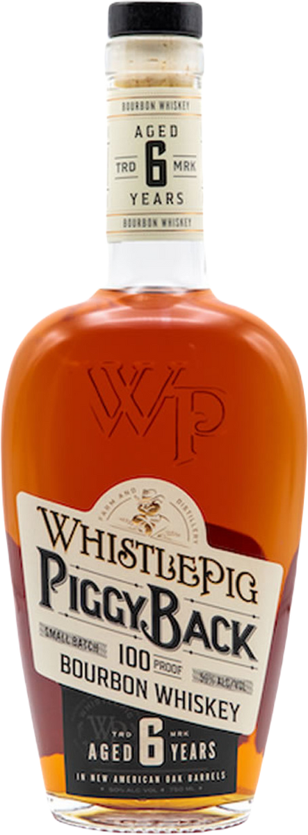 WhistlePig 6 Years Old Piggy back Bourbon Whiskey 750 ML