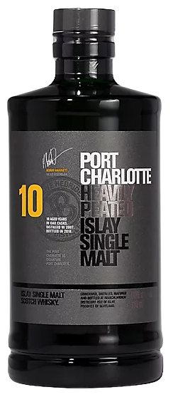 Bruichladdich Port Charlotte Scottish Barley Heavy Peated Islay Single Malt Scotch Whiskey 2013 750 ML