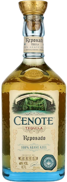 Cenote Tequila Reposado Tequila 100% De Agave Azul 1 L