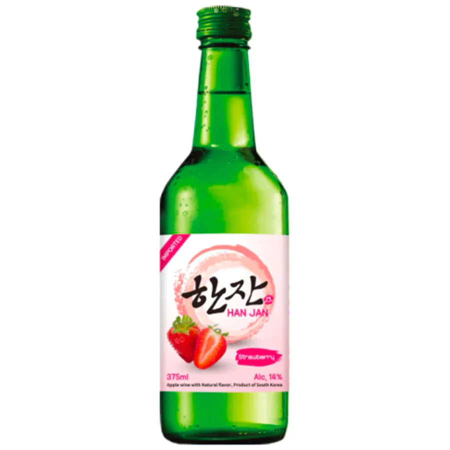 Han Jan Strawberry Flavor Soju 375ml