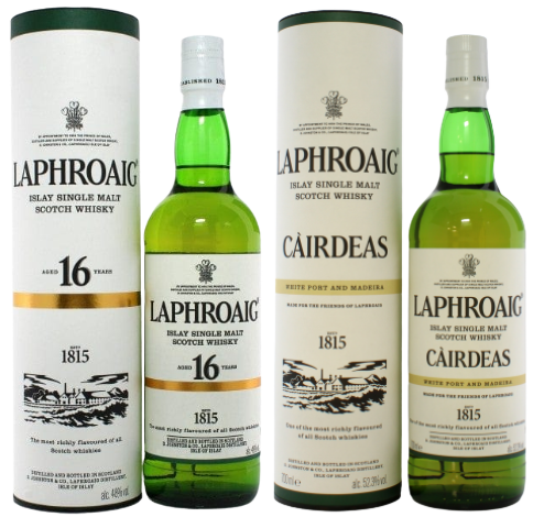 Laphroaig Single Malt Scotch Combo 750 ML (2 Bottles)