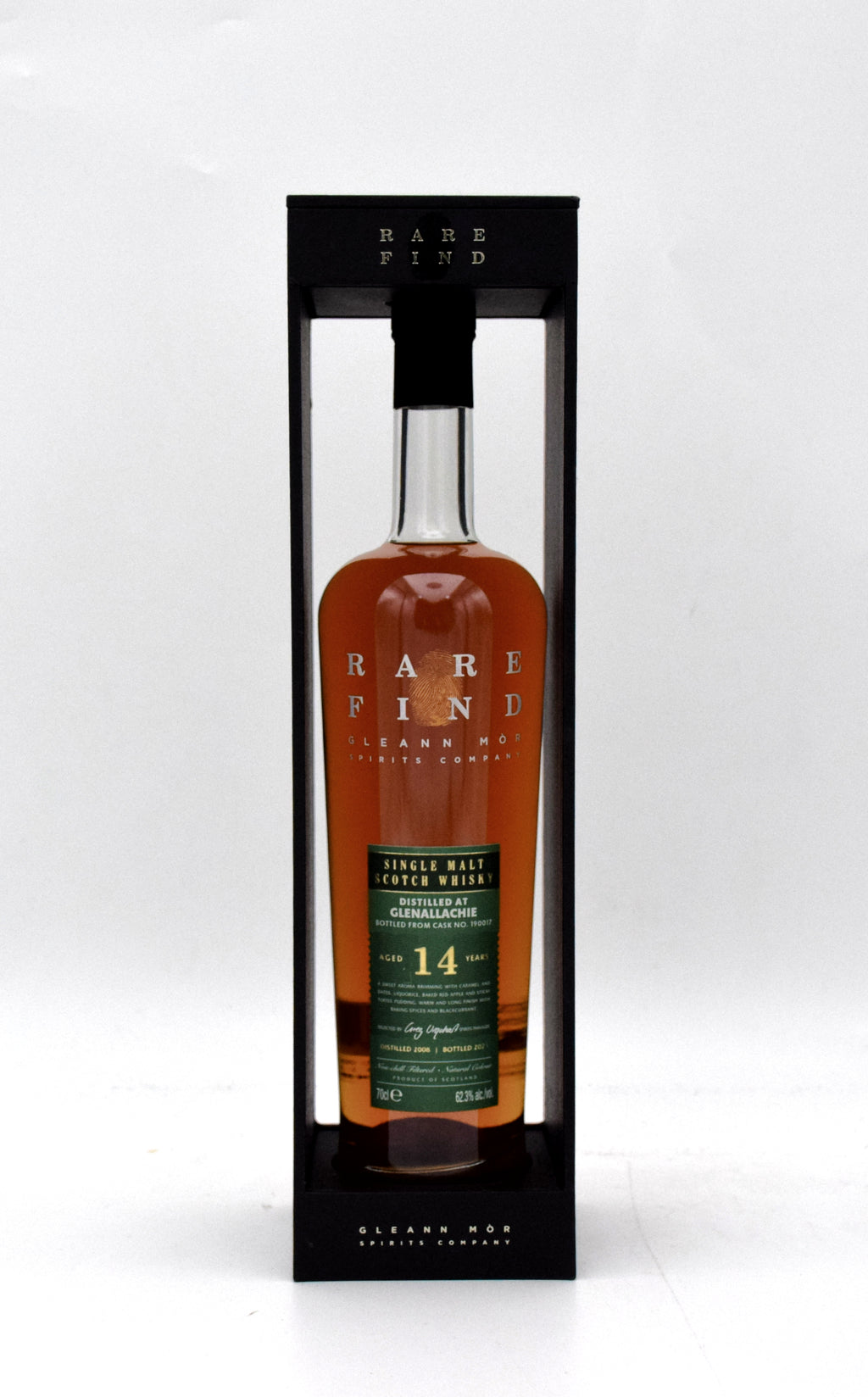 Rare Find Glenallachie Gleann Mor 14 Year Single Malt Scotch Whisky