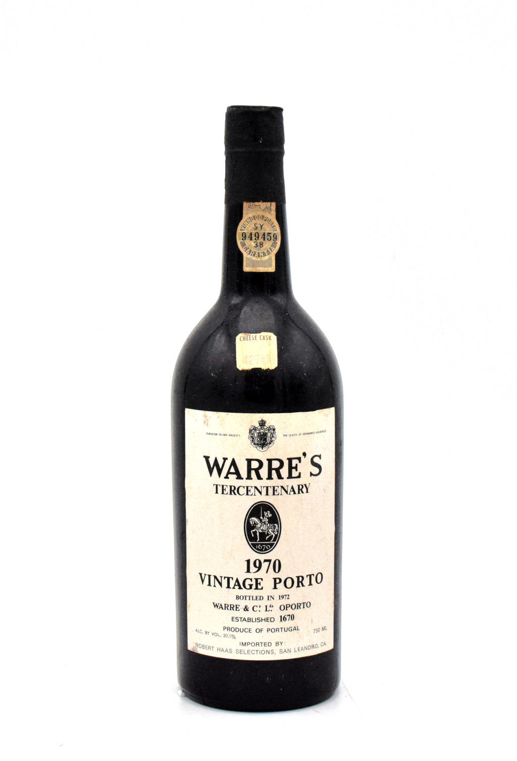 1970 Warre’s Vintage Port