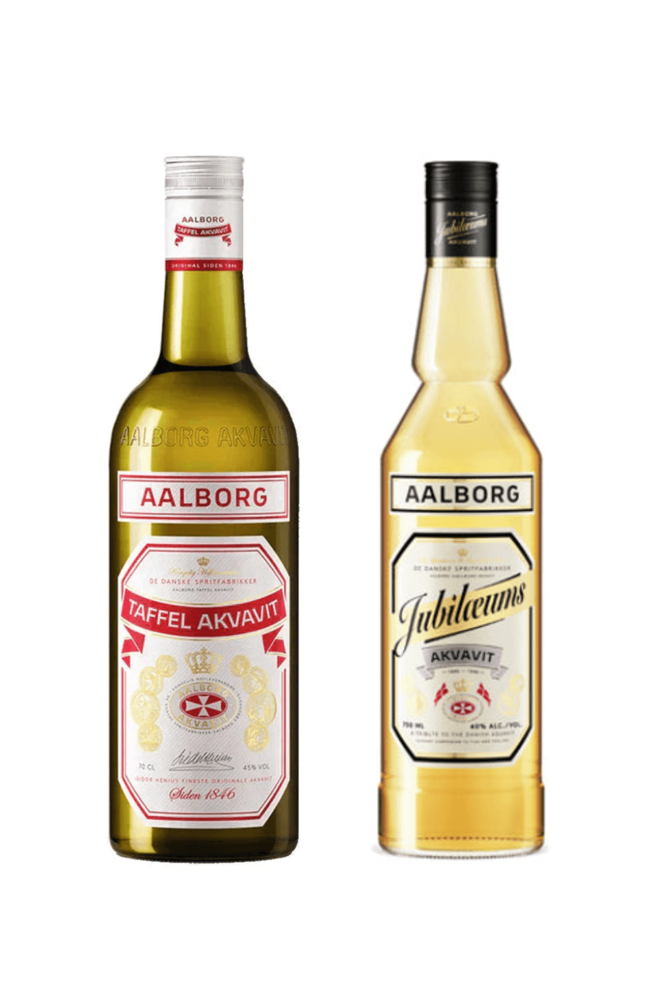 Aalborg Jubilaeums Aquavit Akvavit & Aalborg Taffel Aquavit Akvavit Bundle