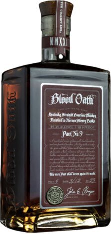 Blood Oath Kentucky Straight Bourbon Whiskey Pact No.9