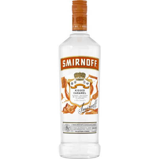 Smirnoff Kissed Caramel Flavored Vodka 750ml