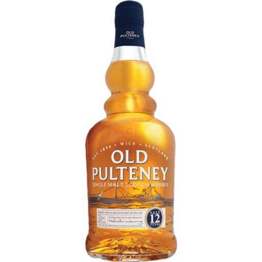 Old Pulteney Scotch Single Malt 12 Years Old View Bottle Spin 750ml