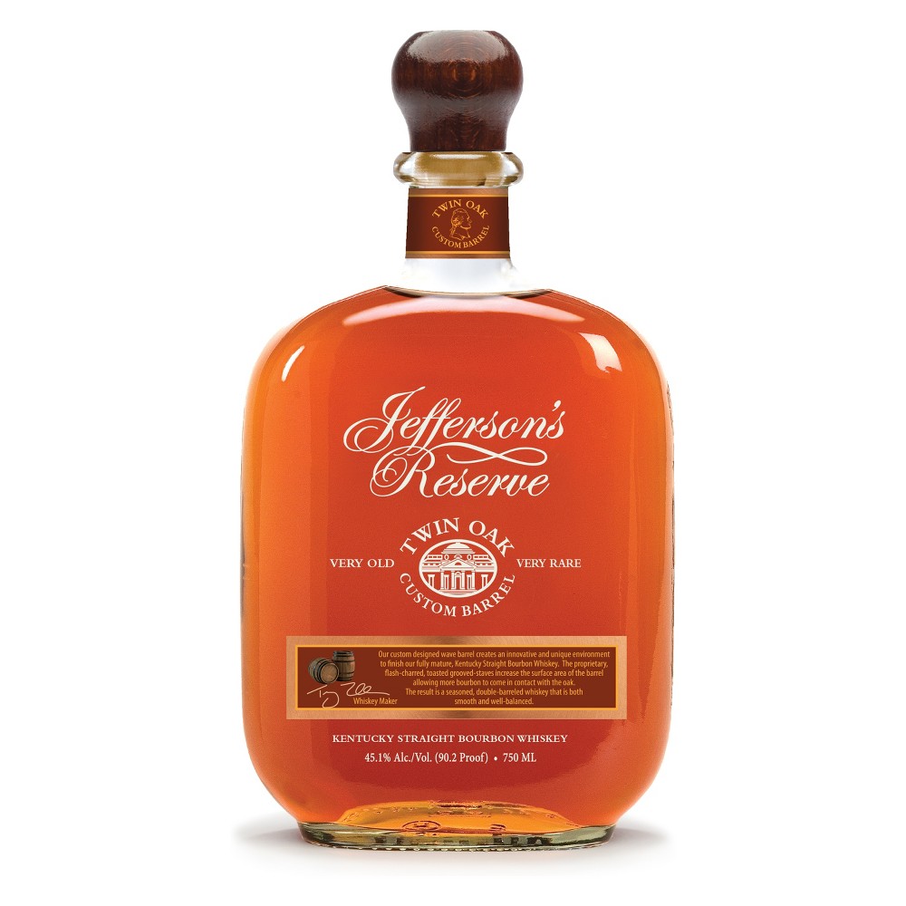 Jefferson’s Reserve Twin Oak Bourbon Whiskey – 750ml