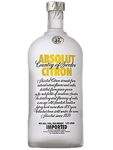 Absolut Citron Vodka 1.75 LTR