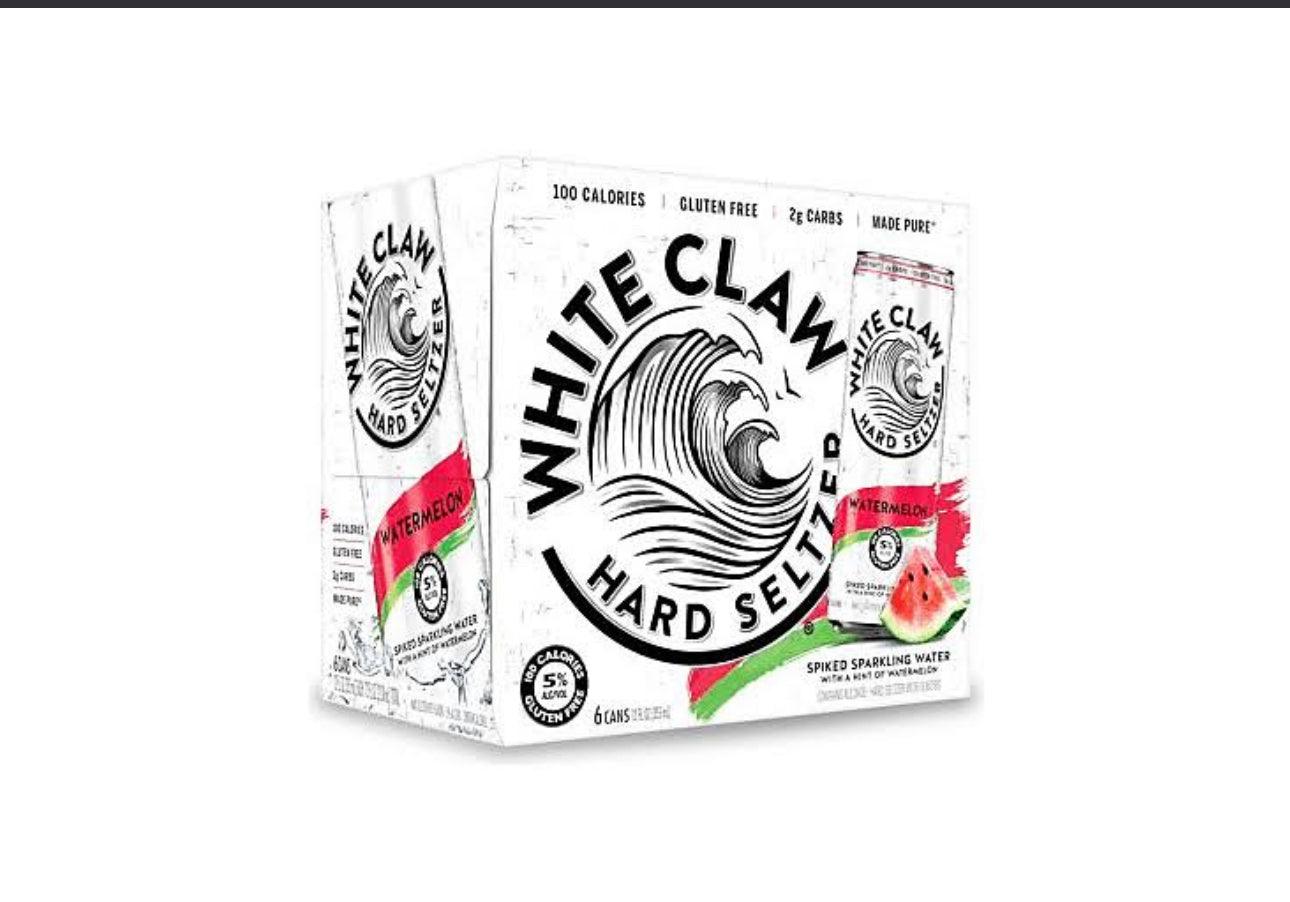 White Claw Hard Seltzer Watermelon 6 pack